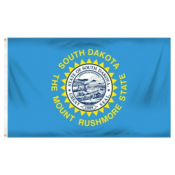 South Dakota 2' x 3' Indoor Polyester Flag