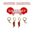 thumbnail image 1 of South Dakota Classic Gameday Stack red mini enamel bolts and white baby stars, 1 of 4