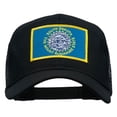 thumbnail image 1 of South Dakota Flag Patched Mesh Cap - Black OSFM, 1 of 5