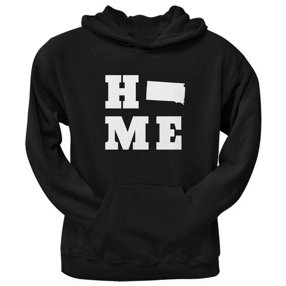 South Dakota Home Black Adult Hoodie - Medium