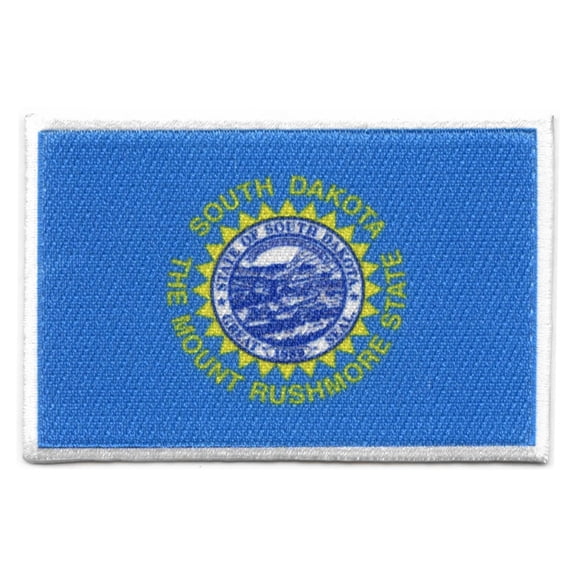 South Dakota Patch State Flag Embroidered Iron On