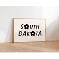 thumbnail image 1 of South Dakota Print South Dakota Wall Art Minimalist South Dakota Poster Trendy Us Travel Poster Printable Art 1 Print Wall Art, Modern Wall Decor, 8x12 UNFRAMED, 1 of 2