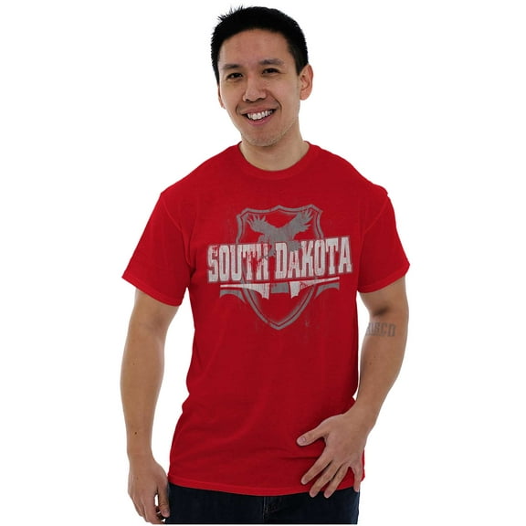 South Dakota SD Pride Gameday Spirit Men's Graphic T Shirt Tees Brisco Brands S
