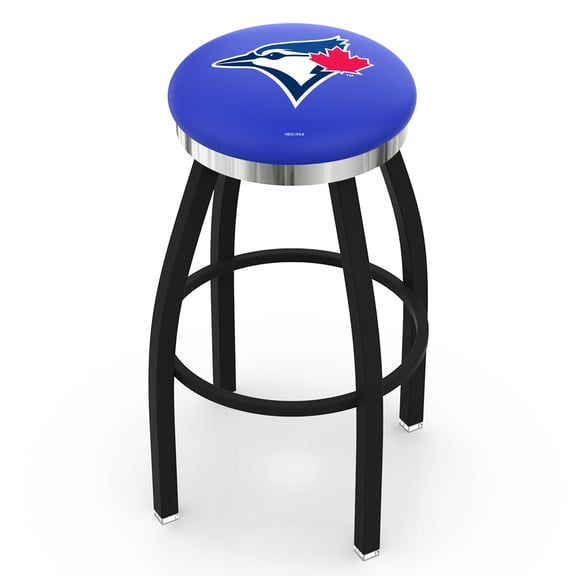 Toronto Blue Jays 25" Swivel Counter Stool with Chrome Accent