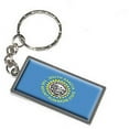 thumbnail image 1 of South Dakota State Flag Keychain Key Chain Ring, 1 of 1