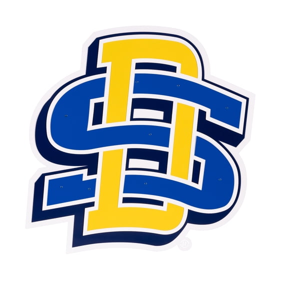 South Dakota State Jackrabbits 23" Layered Metal Wall Art Sign