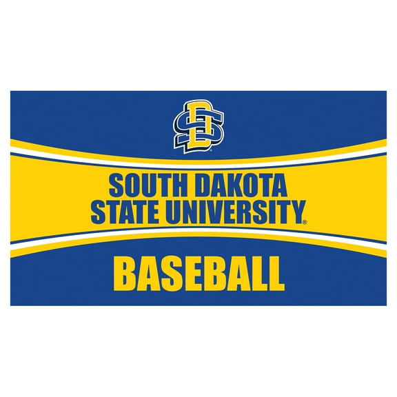 South Dakota State Jackrabbits 28" x 16" Baseball Trapper Door Mat