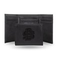 thumbnail image 1 of South Dakota State Jackrabbits Black Laser Engraved Tri-Fold Wallet - Men's Accessory, 1 of 5