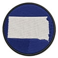 thumbnail image 1 of South Dakota State Silhouette Applique Multi-Color Embroidered Hook & Loop Patch - 3 Inch Medium, 1 of 5