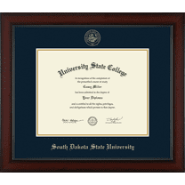 South Dakota State University Diploma Frame, Document Size 11" x 8.5"