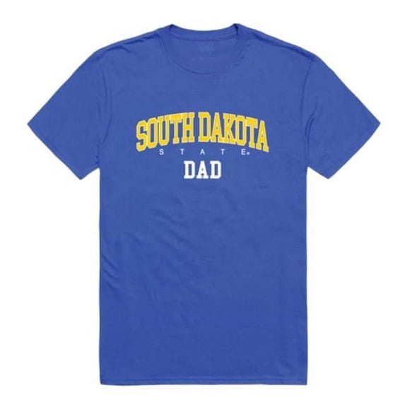 South Dakota State University Jackrabbits College Dad T-Shirt, Royal - Small