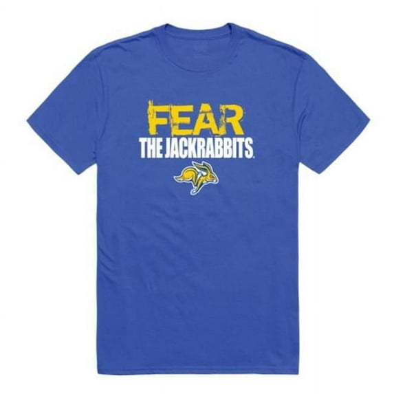 South Dakota State University Jackrabbits Fear College T-Shirt, Royal - Small