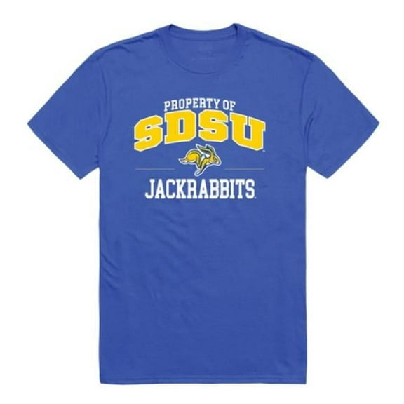South Dakota State University Jackrabbits Property College T-Shirt, Royal - Medium