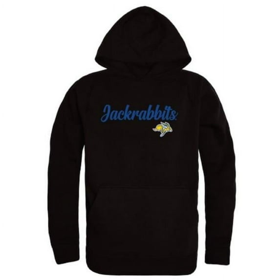 South Dakota State University Jackrabbits Script Hoodie, Black - Large