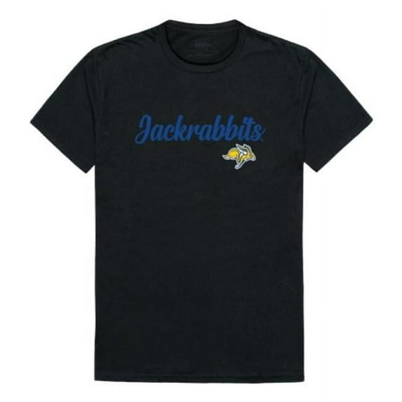 South Dakota State University Jackrabbits Script T-Shirt, Black - Medium