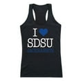 thumbnail image 1 of South Dakota State University Jackrabbits Women I Love Tank Top, Black - Extra Large, 1 of 1