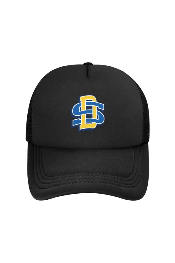 South Dakota State University Solid Color Lightweight Adult Mesh Baseball Cap