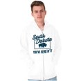 thumbnail image 1 of South Dakota You've Heard Pun Bison Unisex Fleece Graphic Zip Up Hoodie Brisco Brands 4X, 1 of 5