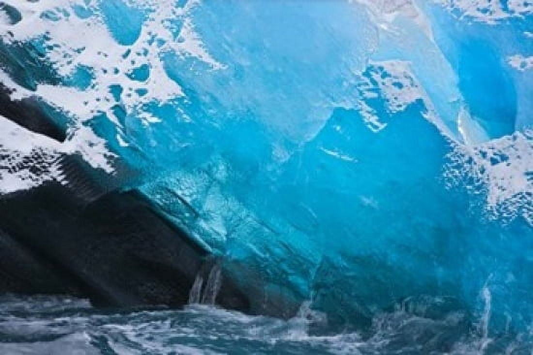 South Georgia Island Iris Bay Herz Glacier ice Canvas Art - Jaynes Gallery DanitaDelimont (17 x 11)