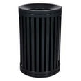 thumbnail image 1 of South Hampton 45 Gallon Streetscape Receptacle, Black, 1 of 1