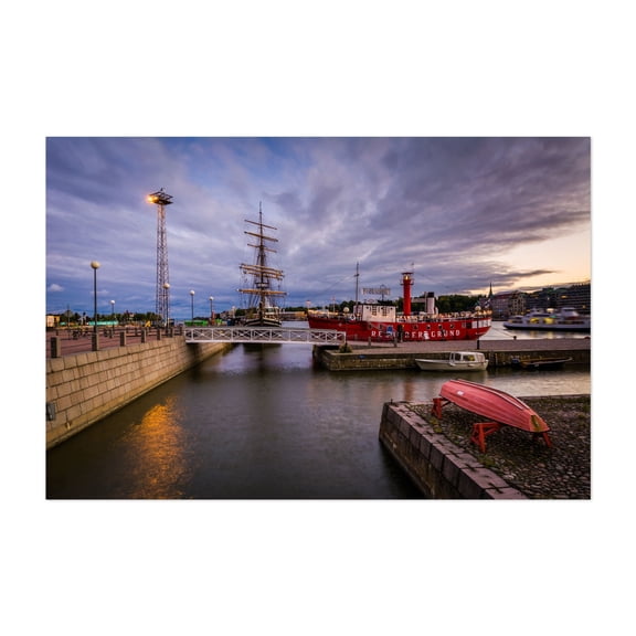 South Harbour - Helsinki Finland Photography Unframed Wall Art Print 24 x 36 inches
