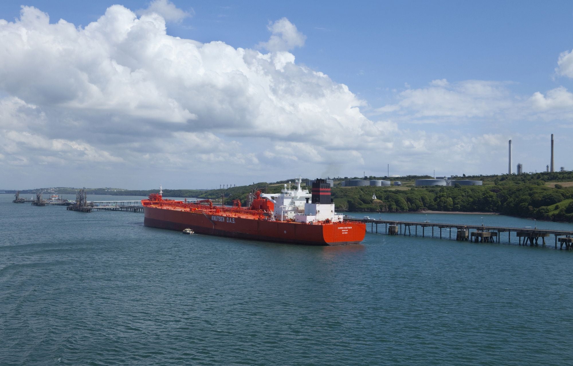 South Hook LNG Terminal Milford Haven Pembrokeshire South Wales UK Canvas Art - Panoramic Images (27 x 9)