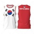 thumbnail image 1 of South Korea Flag Men Basketball Sports Jersey Running Fitness Multifunction Sleeveless tshirt Exclusive Custom Name Nunber, 1 of 9