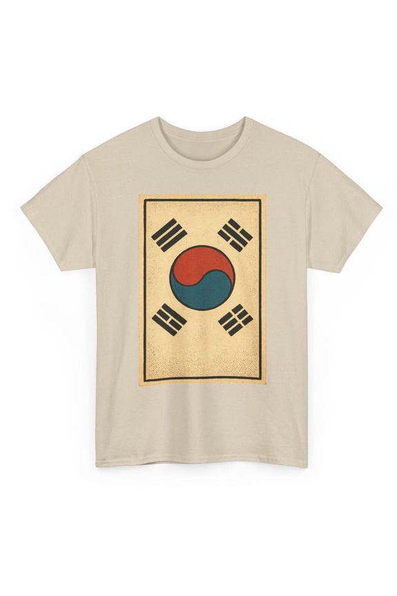 South Korea Flag Retro Seoul East Asian Hallyu Wave Technology National Symbol T-Shirt