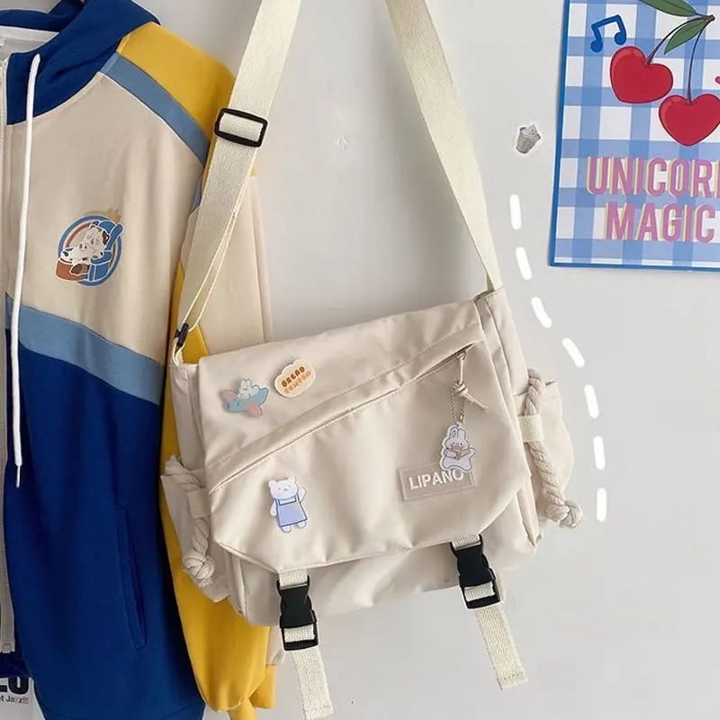 One Shoulder Fashion Postman Student Casual Satchel main image 0