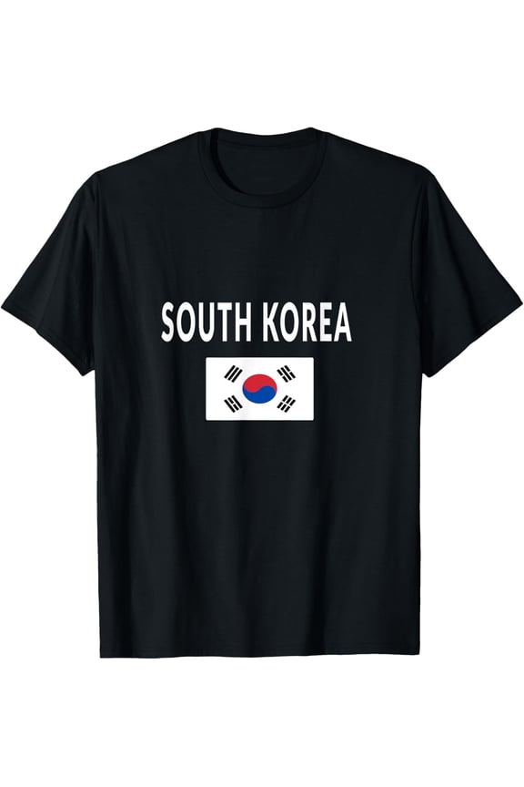 South Korea T-shirt Korean Tee Flag souvenir Gift Seoul T-Shirt