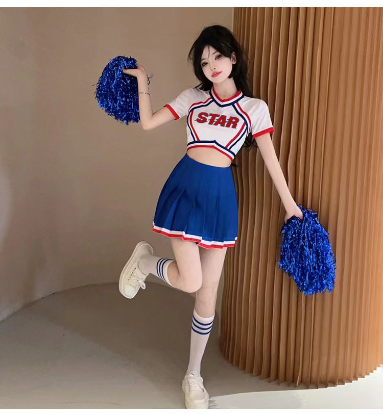 South Korea gidle women‘s team singing uniform sports cheerleading