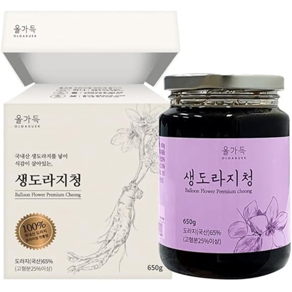 South Korean Bellflower Balloon Flower Root Extract Concentrated Tea Syrup, 650g (1.43 lb)