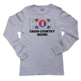 thumbnail image 1 of South Korean Cross-Country Skiing - Winter Olympic - KOR Boy's Long Sleeve Grey T-Shirt, 1 of 2