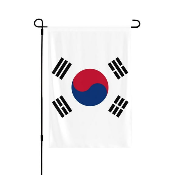 South Korean Flag House Flag 28 X 40 Inch Garden Flag Decorative House Yard Double Sided Flag For Decoration