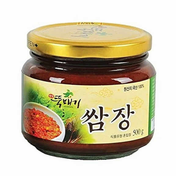 South Korean Ssamjang (Traditional Seasoned Soybean Paste) BBQ Dipping Sauce, 500g (1.1 lb)
