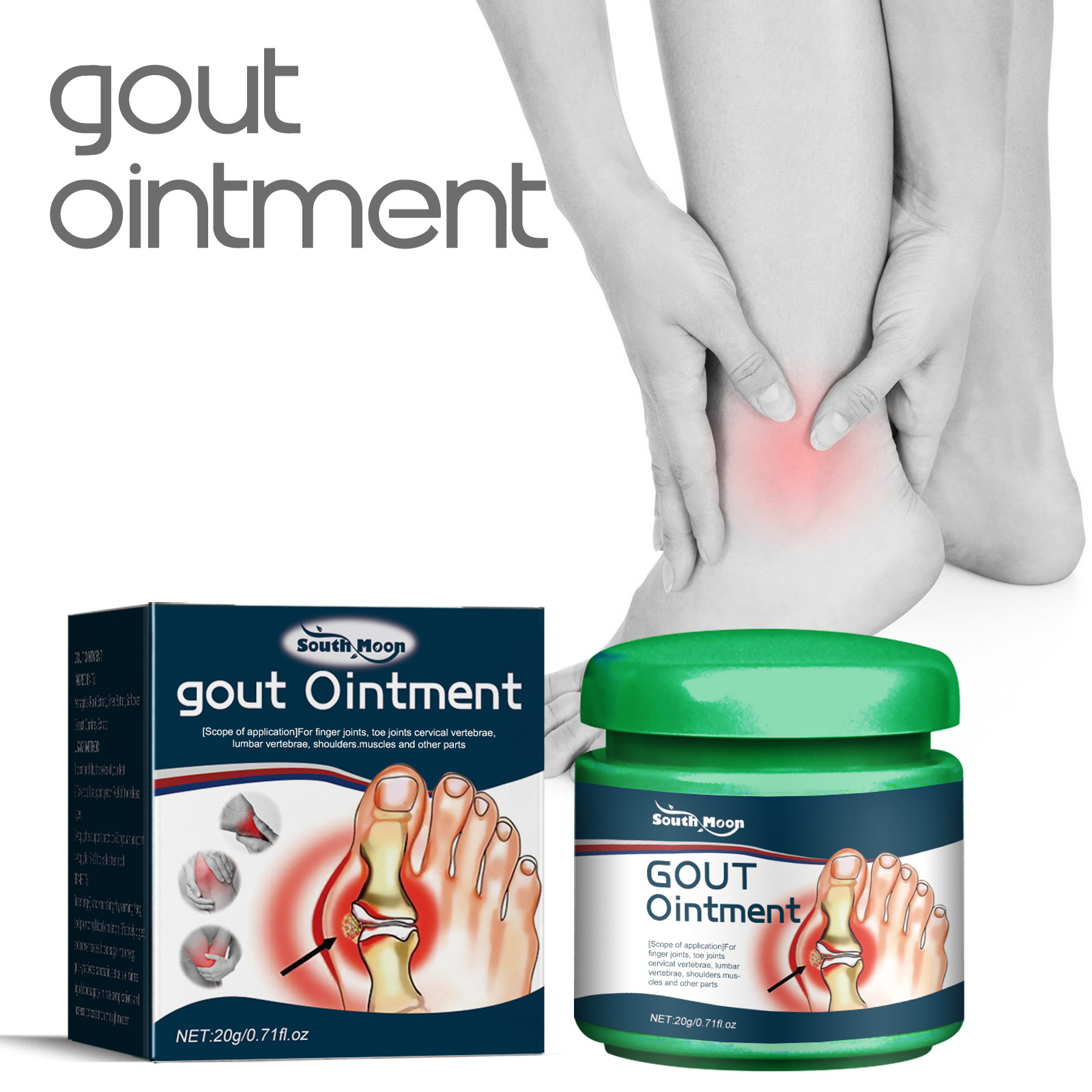 South Moon Joint Treatment Cream, a massage treatment cream that