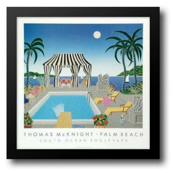 South Ocean Boulevard 31x31 Framed Art Print by McKnight, Thomas