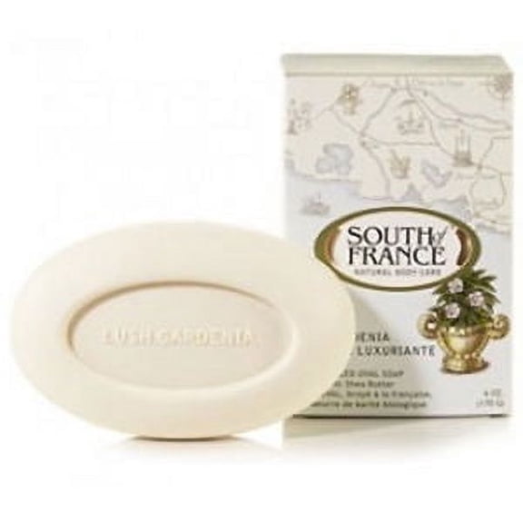 South Of France Bar Soap - Lush Gardenia - 6 Oz - 1 Each