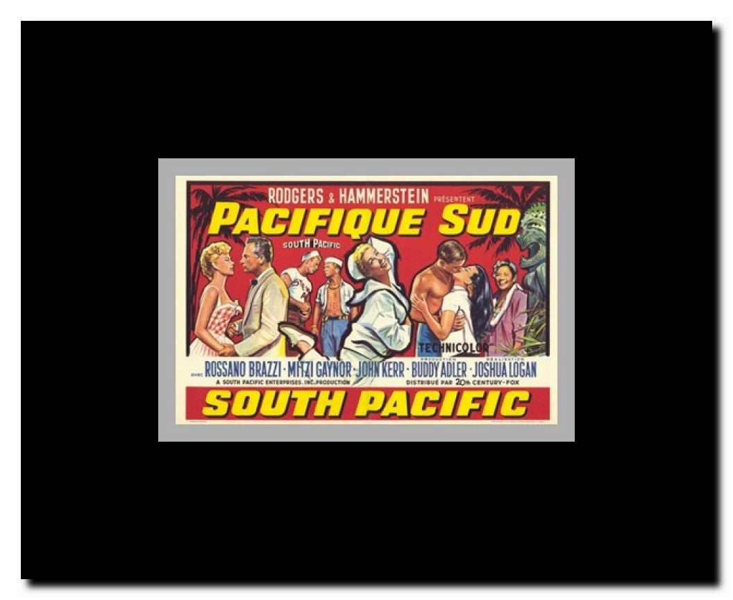 South Pacific Framed Movie Poster