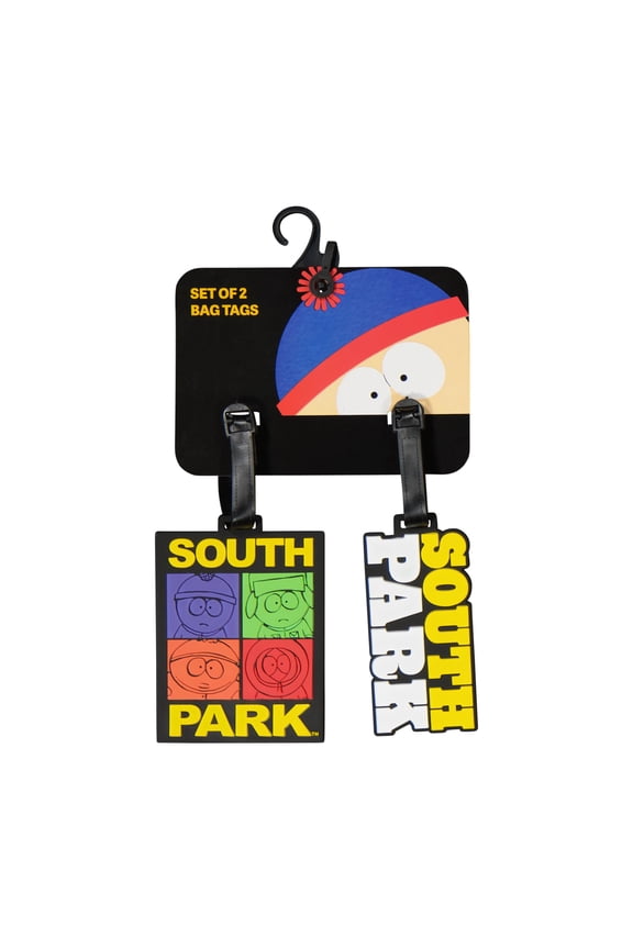 2-Piece Suitcase ID Tag Set with Adjustable Straps, Multi