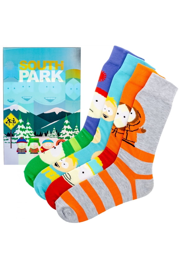 4-Pair Crew Socks Lenticular Box Set
