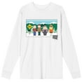 thumbnail image 1 of South Park Adult Group Art Crew Neck Long Sleeve White Adult Tee, 1 of 3