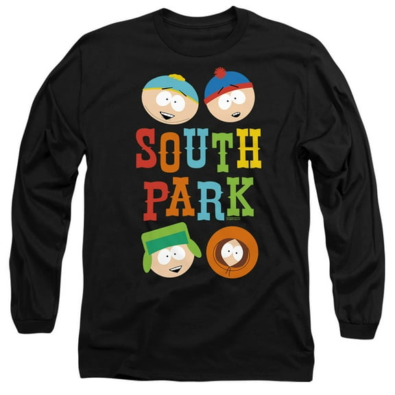 South Park Best Buds Unisex Adult Long-Sleeve T Shirt,Best Buds, Medium