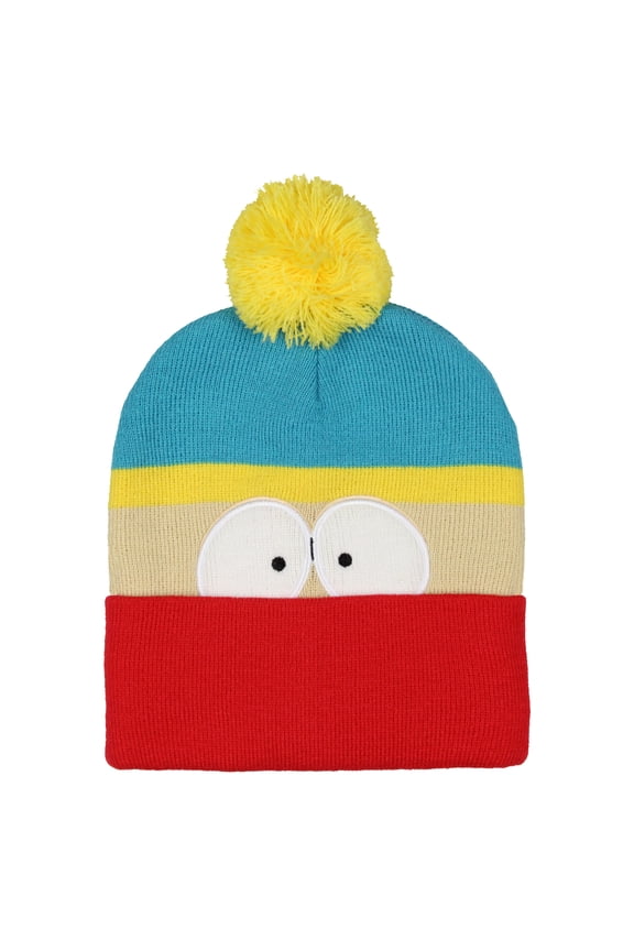 South Park Big Face Cuff Knit Beanie Hat Cap - 4 Styles Available Cartman, Towelie, Kenny, and Stan