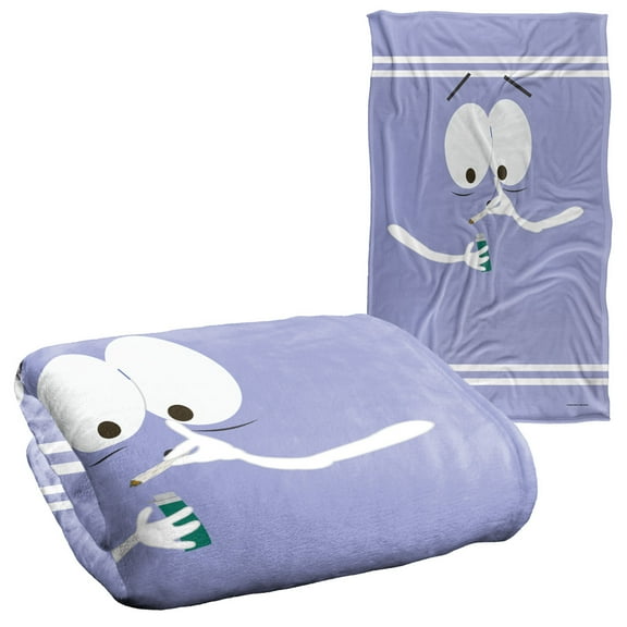 South Park Blanket, 36"x58" South Park Towelie Joint Silky Touch Super Soft Throw Blanket