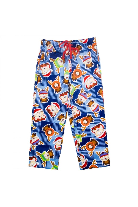 Boys Reindeer Men's Sleep Pants-Large