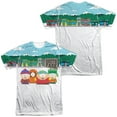 thumbnail image 1 of South Park Boys and Sign Unisex Adult Front and Back Sublimated T Shirt,White, Medium, 1 of 2