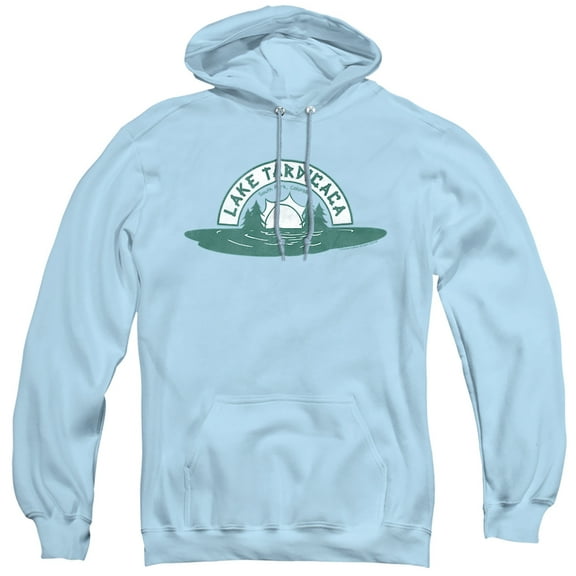 South Park Camp Counselor Unisex Adult Pull-Over Hoodie,Light Blue, X-Large