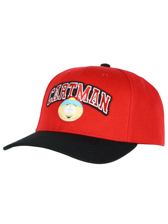 Cartman Embroidered Character Design Adult Adjustable Snapback Hat Baseball Cap OSFM