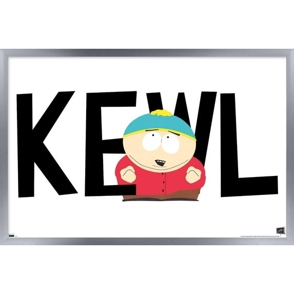 South Park - Cartman Kewl Wall Poster, 22.375" x 34" Framed